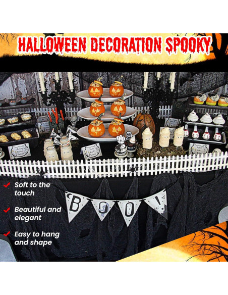 Tela Espeluznante de Halloween DealKits 1.2 x 6 m Decoración