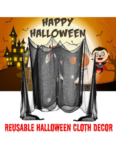 Tela Espeluznante de Halloween DealKits 1.2 x 6 m Decoración