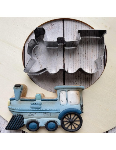 Cortador de Galletas de Tren LILIAO - Acero Inoxidable 11.2x7.4cm