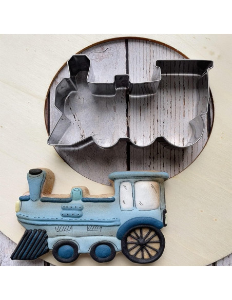Cortador de Galletas de Tren LILIAO - Acero Inoxidable 11.2x7.4cm