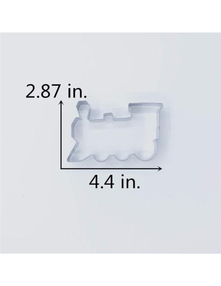 Cortador de Galletas de Tren LILIAO - Acero Inoxidable 11.2x7.4cm