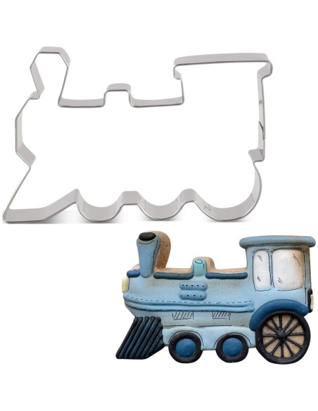 Cortador de Galletas de Tren LILIAO - Acero Inoxidable 11.2x7.4cm