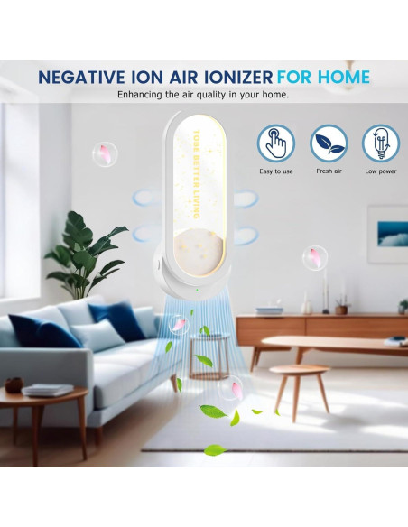 Purificador de Aire Enchufable TS-29 con Luz Nocturna