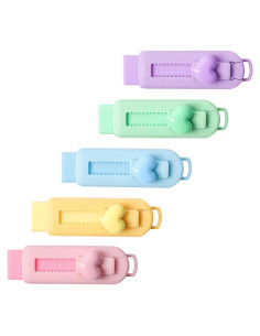 Paquete de 5 Gomas de Borrar Retráctiles LASUND - Alta Calidad