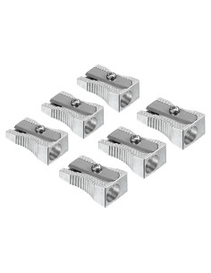 Afiladores de Lápiz Manuales PATIKIL, Paquete de 6, Metal
