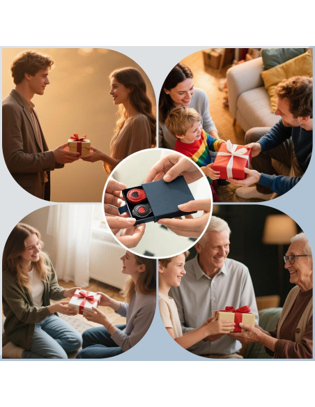 Marcadores de Páginas Magnéticos de Cuero Ovesmusl Corazón