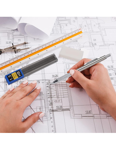 Juego de Lápices Mecánicos Aitikili 1.3mm con Recargas y Gomas