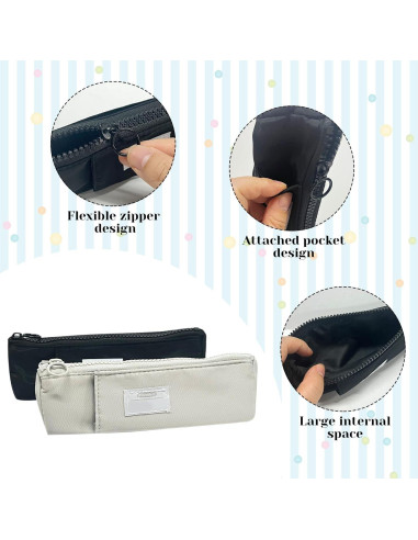 Organizador de Lectura KKONHII 2PCS Bolsa Doble Capa 4.1x5.1cm