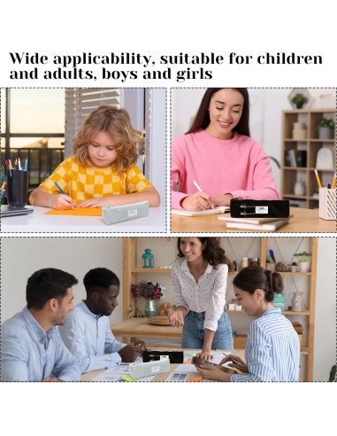 Organizador de Lectura KKONHII 2PCS Bolsa Doble Capa 4.1x5.1cm