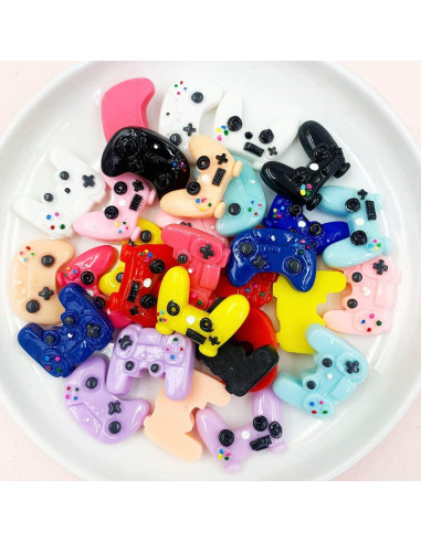 30 Encantos de Controlador de Videojuego Suartus para Manualidades