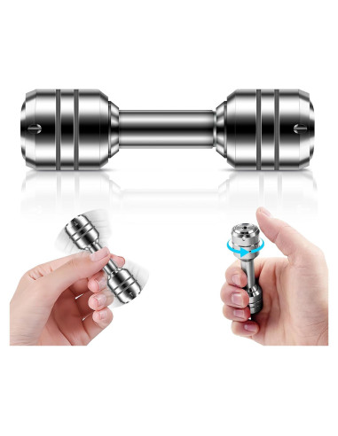 Mancuernas Antiestrés Metálicas QETRABONE 2 en 1 para Adultos