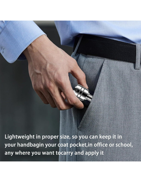 Mancuernas Antiestrés Metálicas QETRABONE 2 en 1 para Adultos