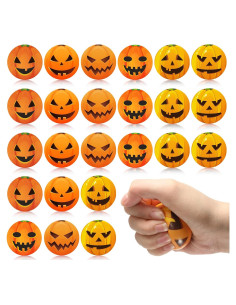 Bolas de Estrés de Calabaza Halloween Cindeer 42 Pcs Alivio