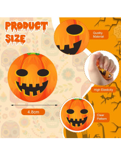 Bolas de Estrés de Calabaza Halloween Cindeer 42 Pcs Alivio 2