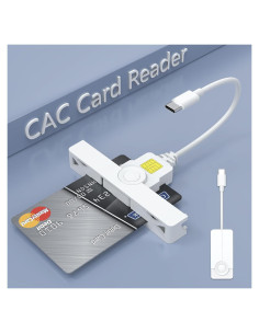 Lector de Tarjetas CAC USB C Rocketek Plegable 18g