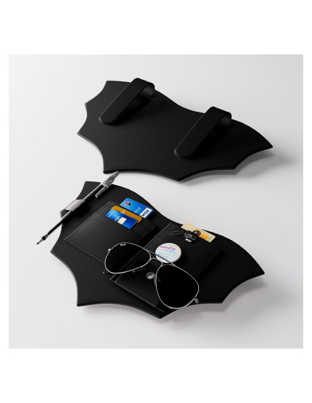 Organizador de Visera de Coche AWinjoy - Almacenamiento Negro