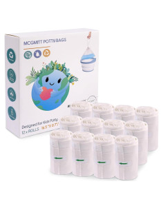 Bolsas Desechables para Inodoro MCGMITT 120 PCS a Prueba de Fugas