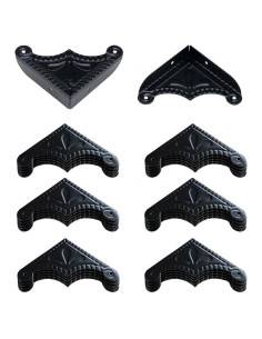 24 Protectores de Esquina de Metal BAOTXHBR para Muebles