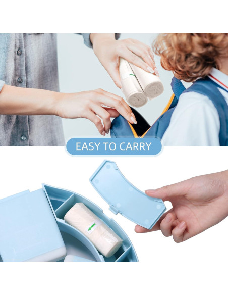 Bolsas Desechables para Inodoro MCGMITT 120 PCS a Prueba de Fugas