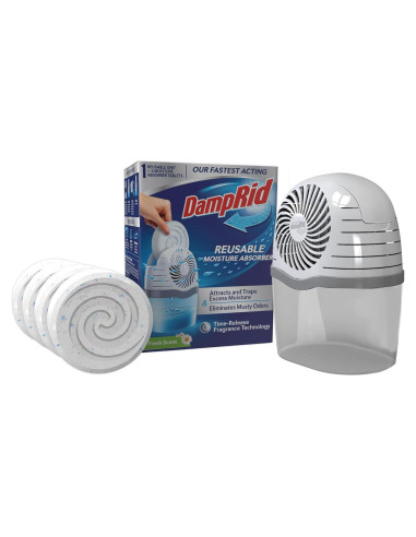 Recarga DampRid 4 Tabletas de Absorción de Humedad Aroma Fresco