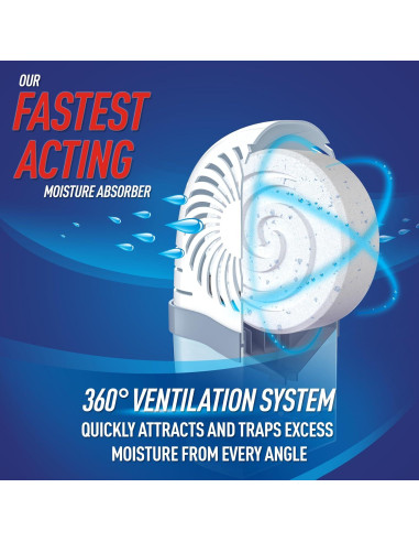 Recarga DampRid 4 Tabletas de Absorción de Humedad Aroma Fresco