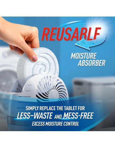 Recarga DampRid 4 Tabletas de Absorción de Humedad Aroma Fresco