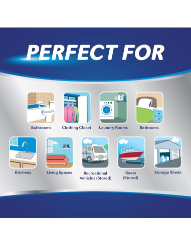 Recarga DampRid 4 Tabletas de Absorción de Humedad Aroma Fresco