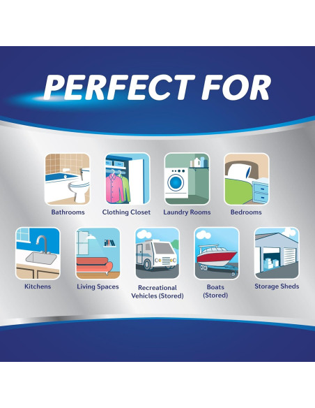 Recarga DampRid 4 Tabletas de Absorción de Humedad Aroma Fresco