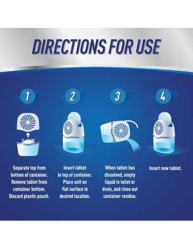 Recarga DampRid 4 Tabletas de Absorción de Humedad Aroma Fresco