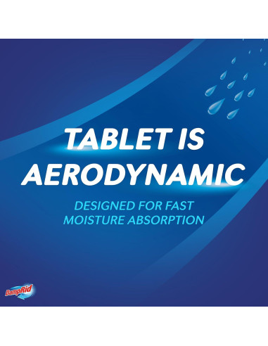 Recarga DampRid 4 Tabletas de Absorción de Humedad Aroma Fresco