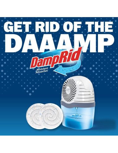 Recarga DampRid 4 Tabletas de Absorción de Humedad Aroma Fresco