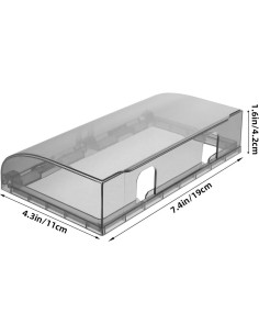 Cubierta Impermeable para Enchufe DOITOOL - 2 Unidades, Negro 2
