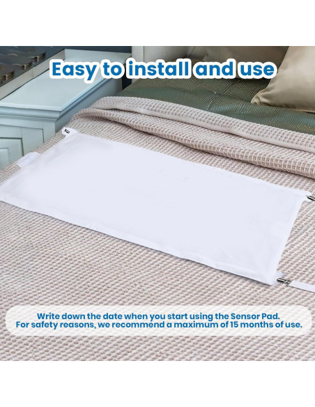 Alarma de Cama Kaneyvok con Sensor de Prevención de Caídas 33x81cm