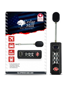 Candado de Combinación TSA Cedar Mill ZipLock Negro 81.9g