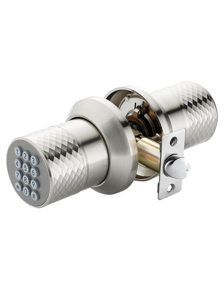 Perilla de Puerta Electrónica Buoan YL-98 Níquel con Teclado