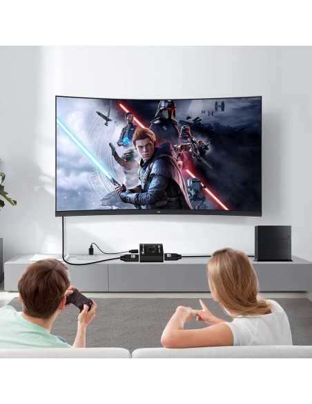 Interruptor HDMI 2 en 1 Avedio Links 8K@60Hz 4K@120Hz