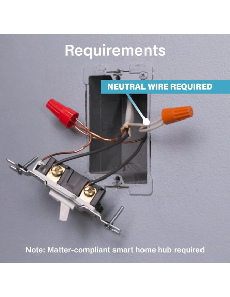 Interruptor Inteligente Legrand Wi-Fi Matter 1800W 1 Polo