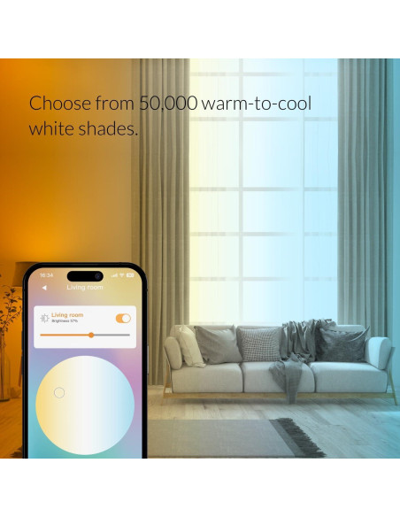 Bombillas Inteligentes ERIA A19 ZigBee 800 Lúmenes Blanco Ajustable (2 Pzs)