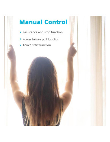 Cortinas Inteligentes SIXIN 3m con Control Remoto y ZigBee