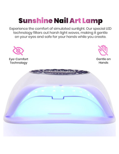 Lámpara UV LED 268W Trezuma para Esmalte de Gel Profesional