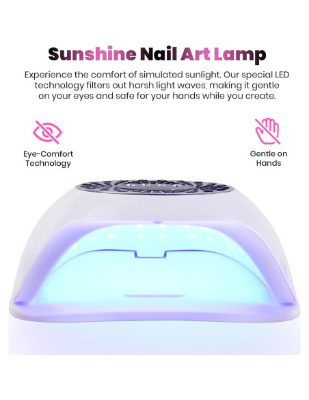 Lámpara UV LED 268W Trezuma para Esmalte de Gel Profesional