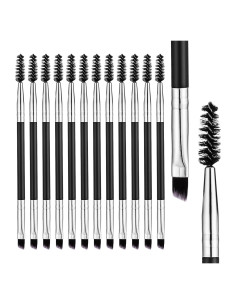 Set de 12 Cepillos de Cejas Dúo HJZHII Reutilizables 15cm