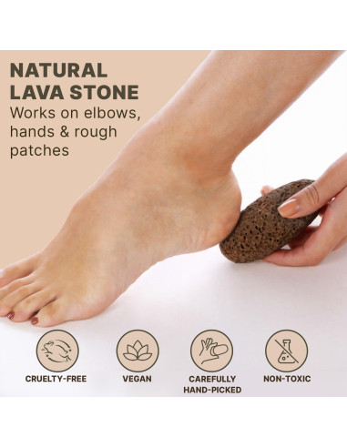 Piedra Pómez Natural Beauty By Earth para Pies - Exfoliante