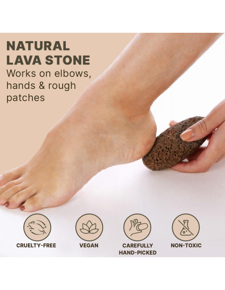 Piedra Pómez Natural Beauty By Earth para Pies - Exfoliante