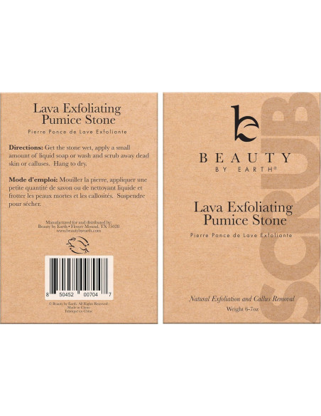 Piedra Pómez Natural Beauty By Earth para Pies - Exfoliante