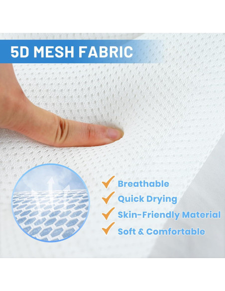 Almohada de Baño Ergonómica Foamagic 129x41 cm con Ventosas