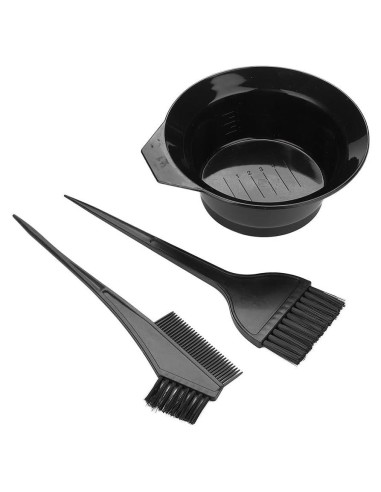 Set de Pinceles y Cuenco para Tinte Dioche - 3 Piezas Profesional