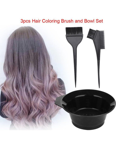 Set de Pinceles y Cuenco para Tinte Dioche - 3 Piezas Profesional
