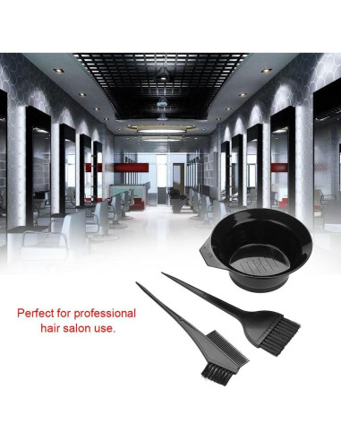 Set de Pinceles y Cuenco para Tinte Dioche - 3 Piezas Profesional