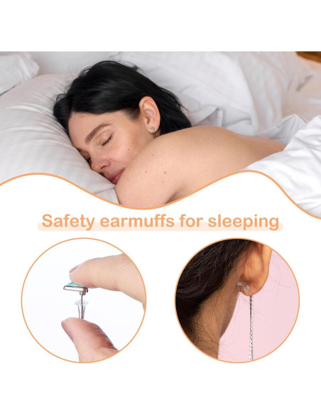 100 Tapones de Silicona Transparentes Simarro para Pendientes